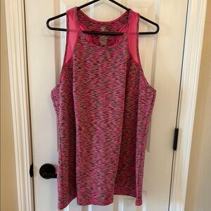 Livi Active Pink and Black Sleeveless Tank Top